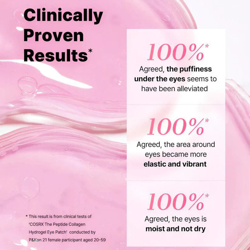 🌺 Last 3 Hours 60% OFF 🔥 The Peptide Collagen Hydrogel Eye Patch