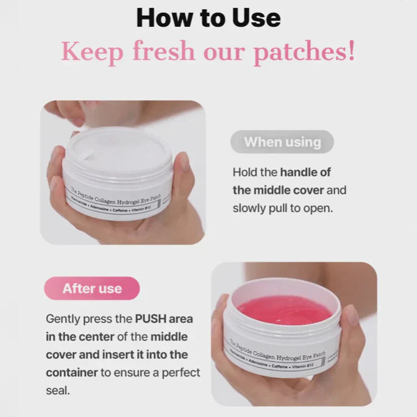 🌺 Last 3 Hours 60% OFF 🔥 The Peptide Collagen Hydrogel Eye Patch