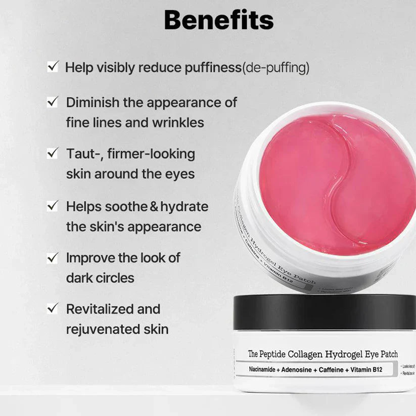 🌺 Last 3 Hours 60% OFF 🔥 The Peptide Collagen Hydrogel Eye Patch